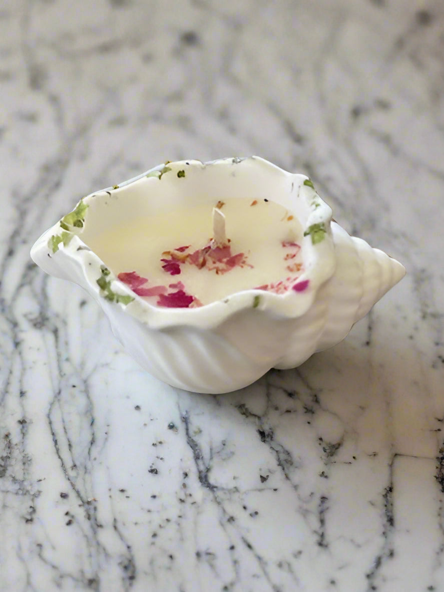 Crystal Shell Candles ~ Petite