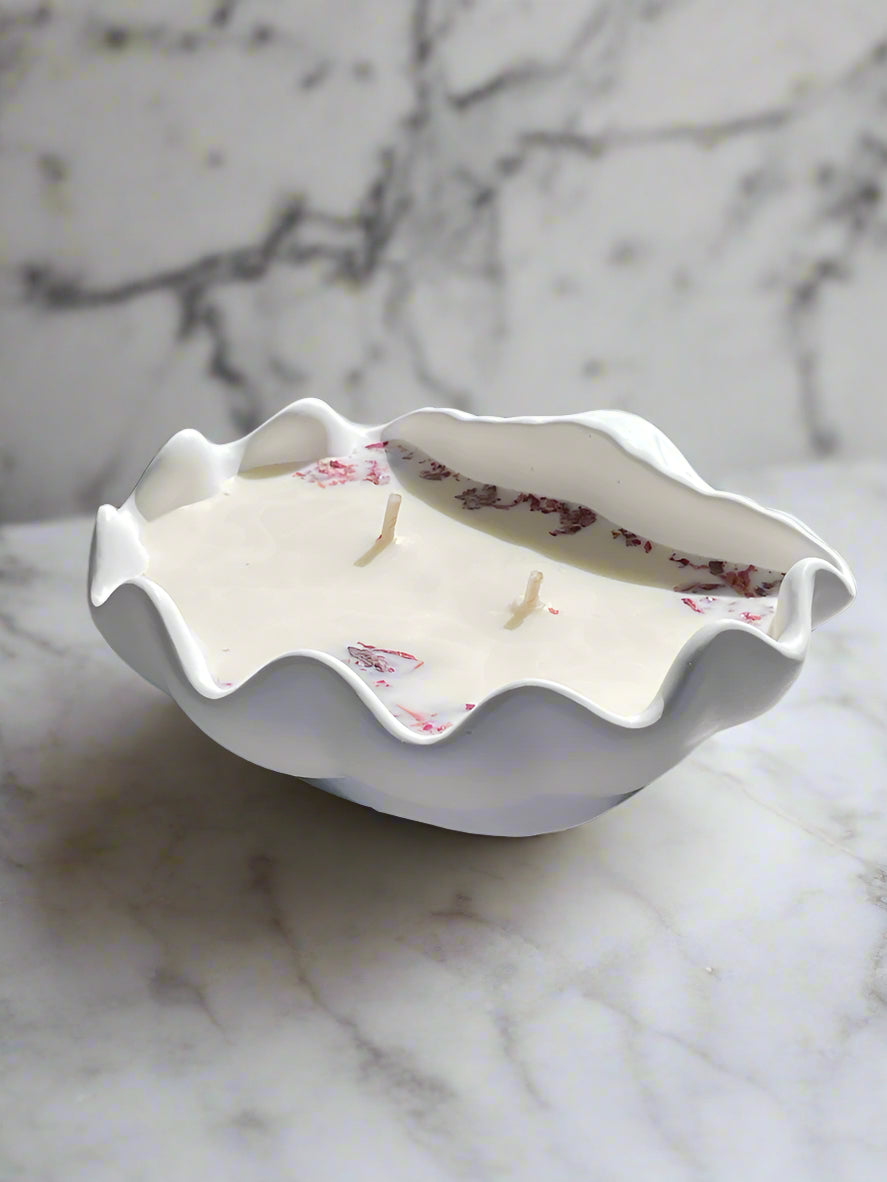 ECO CLOUD CLAM SHELL CANDLE - LARGE