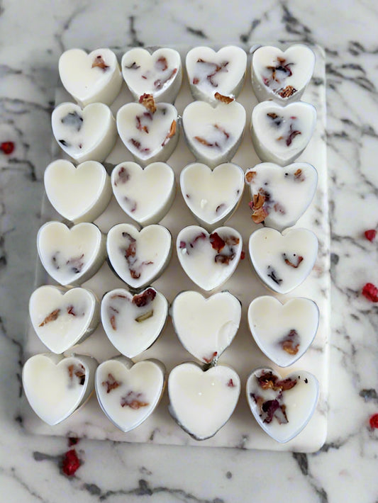 LOVE HEART WAX MELTS ~ 24 pack